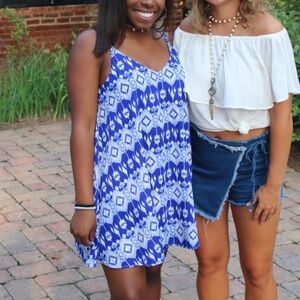 Blue Show Me Your Mumu Dress